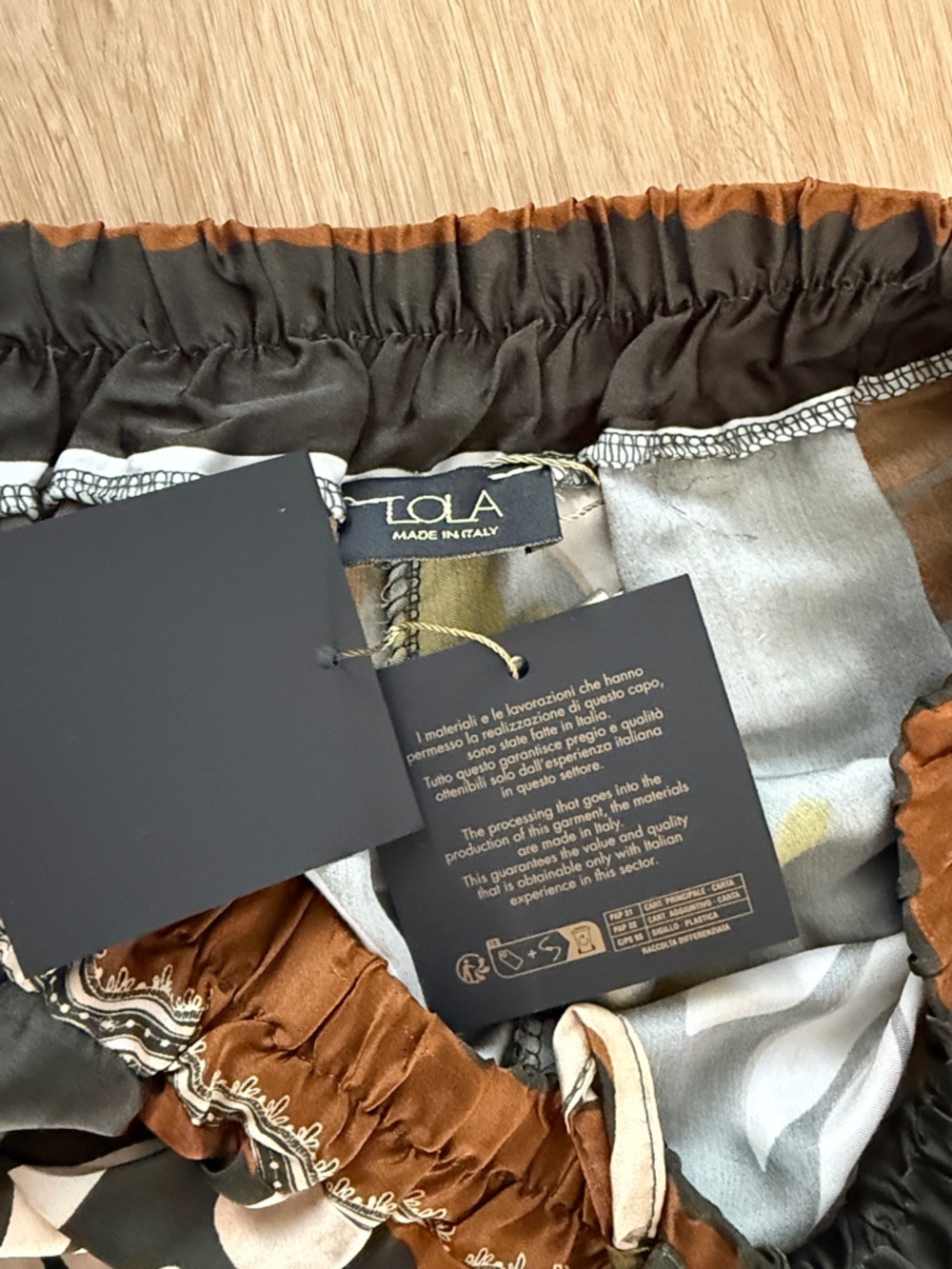 Lola silk/viscose wide leg pants - Picture 5 of 7